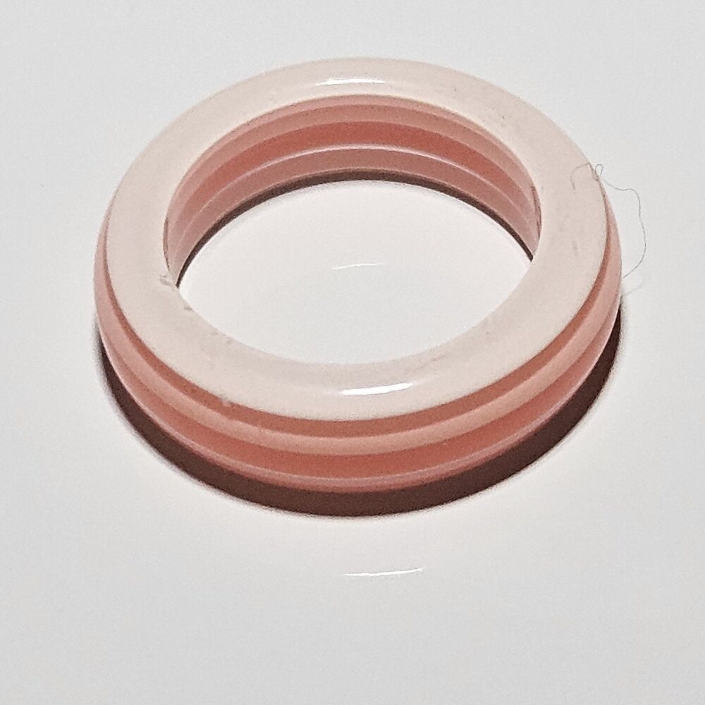 Striped Shades Of Pink Ring Size 5 - Picture 9 of 12
